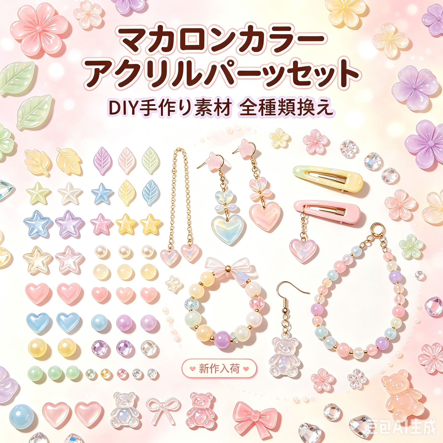 A608:【アクリルパーツ大全】1.【亚克力配件大全】