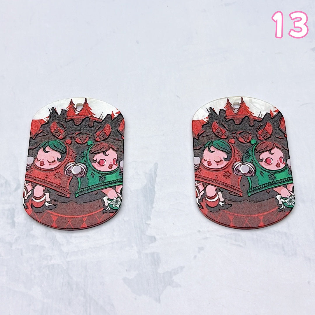 A1003 アクリルパーツ ✦ ハンドメイドアクセサリー素材 ✦ DIYチャームやビーズに最適