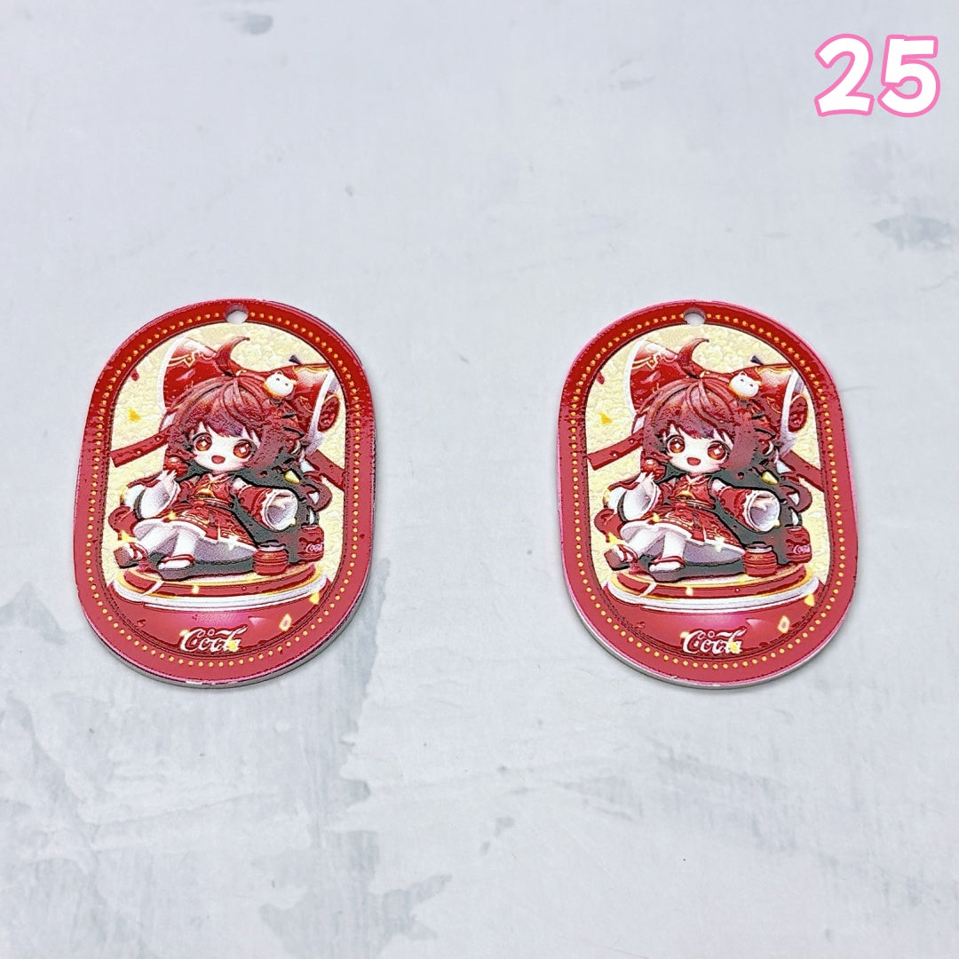 A1003 アクリルパーツ ✦ ハンドメイドアクセサリー素材 ✦ DIYチャームやビーズに最適