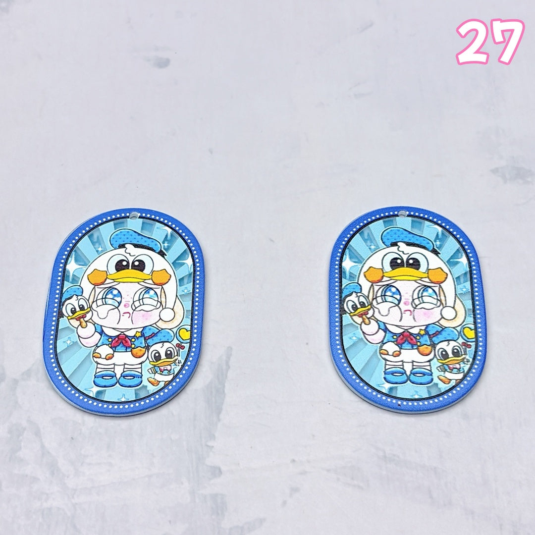 A1003 アクリルパーツ ✦ ハンドメイドアクセサリー素材 ✦ DIYチャームやビーズに最適