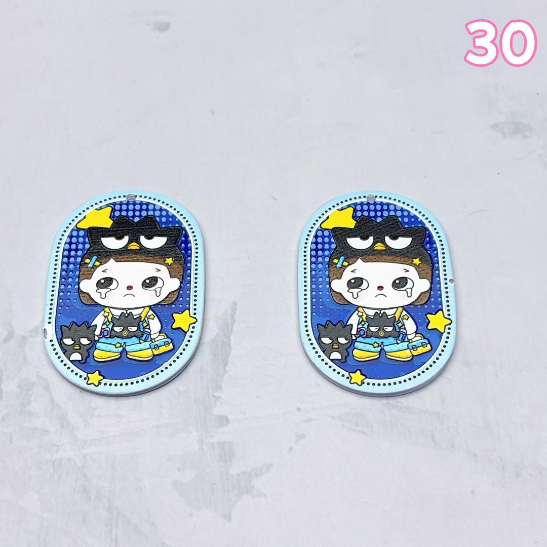 A1003 アクリルパーツ ✦ ハンドメイドアクセサリー素材 ✦ DIYチャームやビーズに最適