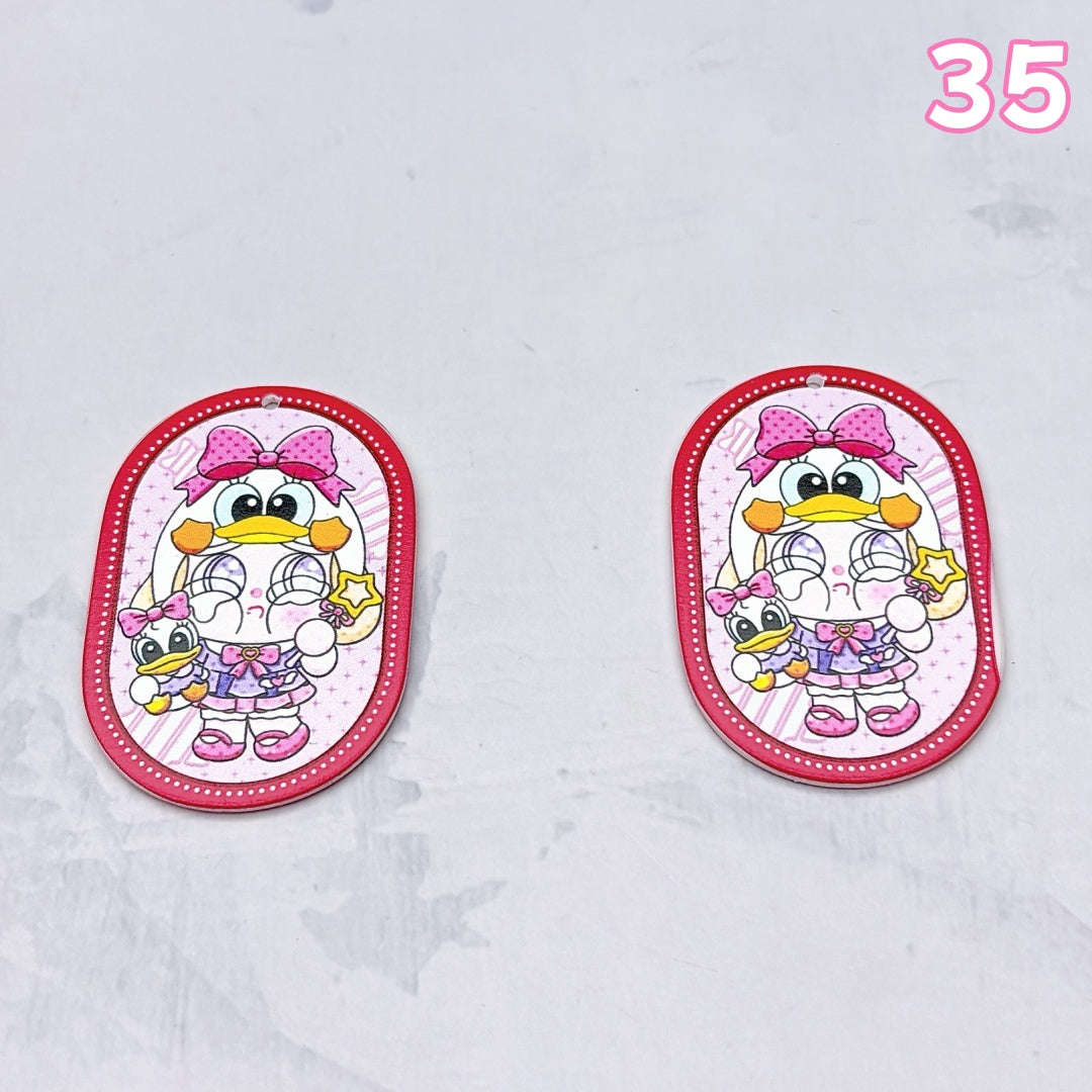A1003 アクリルパーツ ✦ ハンドメイドアクセサリー素材 ✦ DIYチャームやビーズに最適