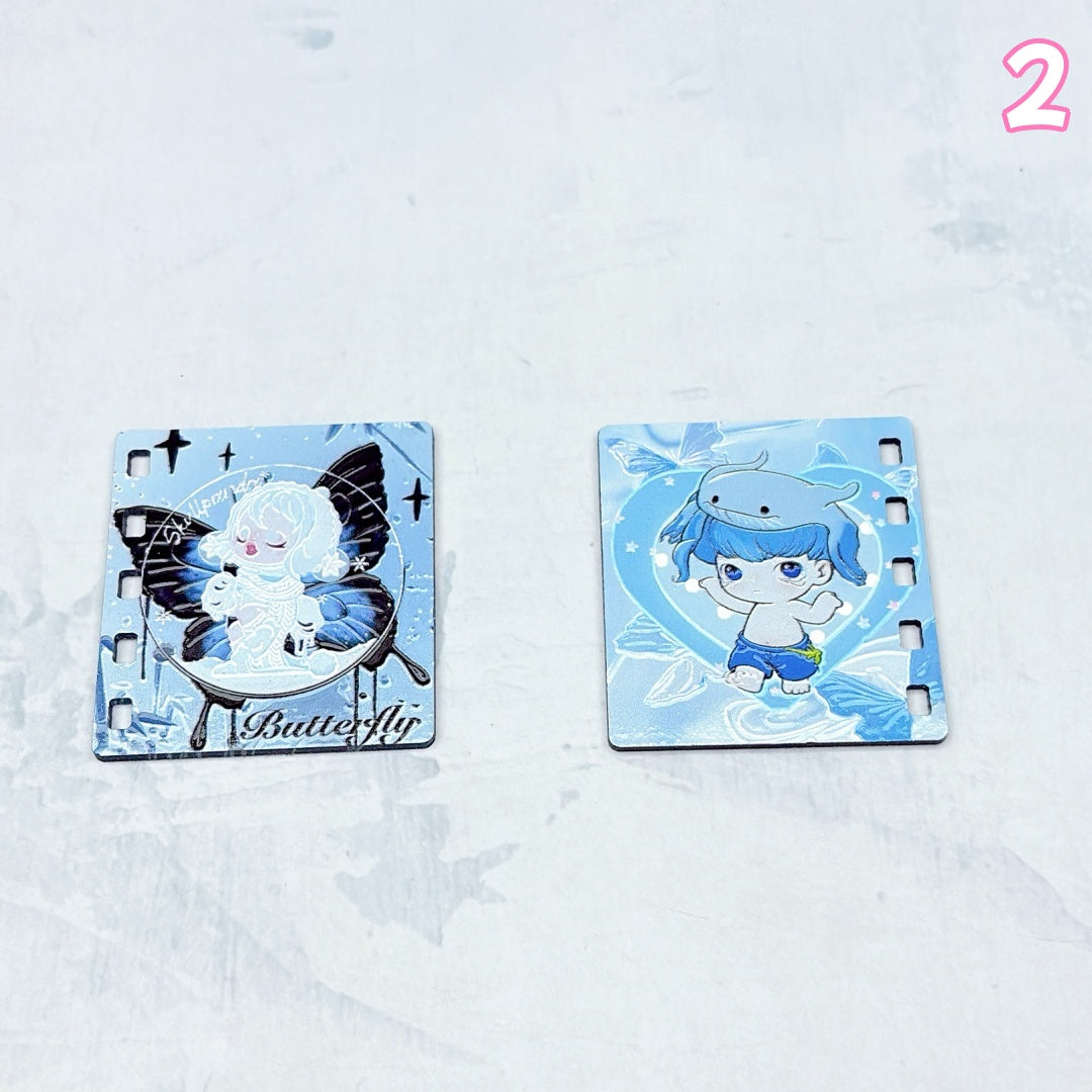 A1004 カラフルアクリルパーツ ✦ キュートなハンドメイド素材