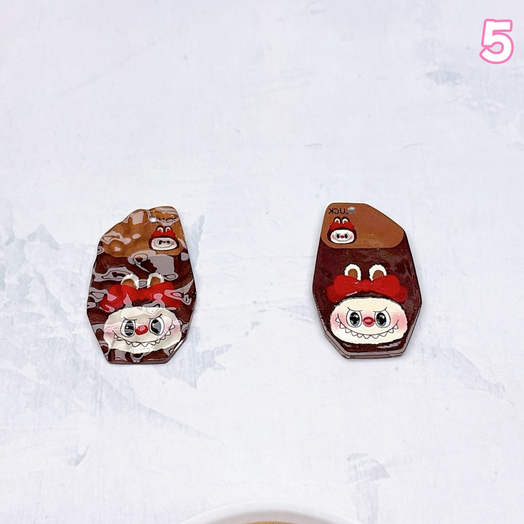 A1004 カラフルアクリルパーツ ✦ キュートなハンドメイド素材