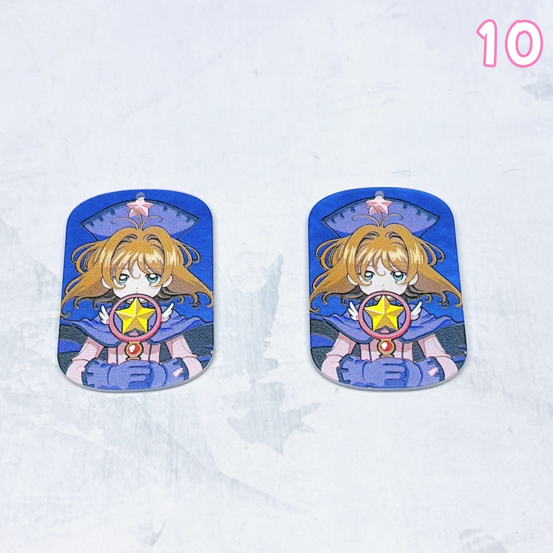 A1007 🌸やわらかな色合いのアクリルパーツ|ハンドメイドアクセサリーパーツ🌸