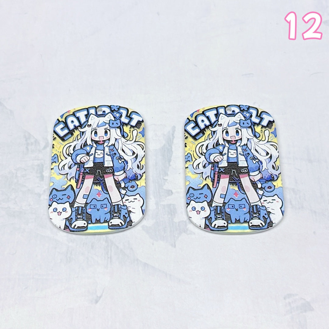 A1007 🌸やわらかな色合いのアクリルパーツ|ハンドメイドアクセサリーパーツ🌸