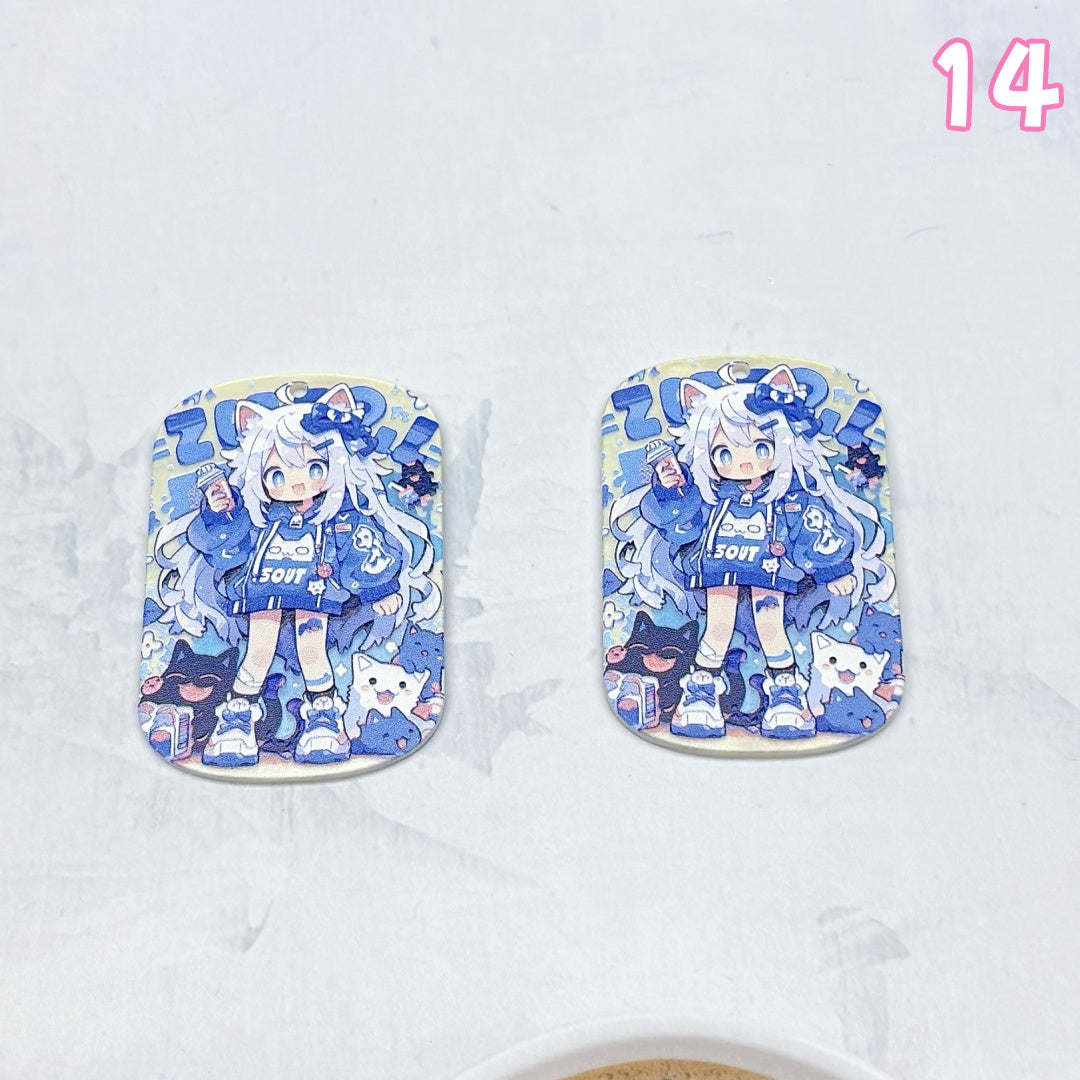 A1007 🌸やわらかな色合いのアクリルパーツ|ハンドメイドアクセサリーパーツ🌸
