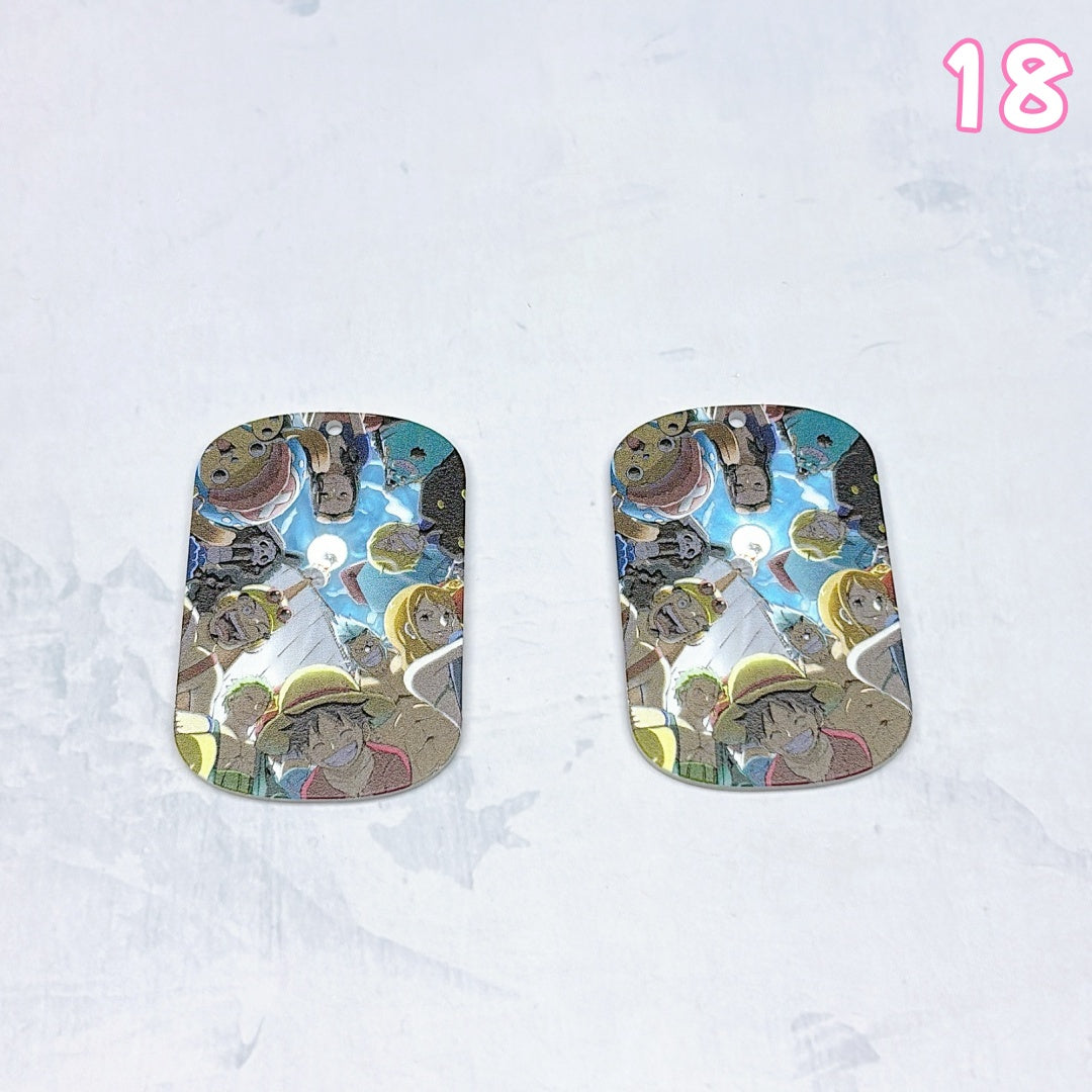 A1007 🌸やわらかな色合いのアクリルパーツ|ハンドメイドアクセサリーパーツ🌸