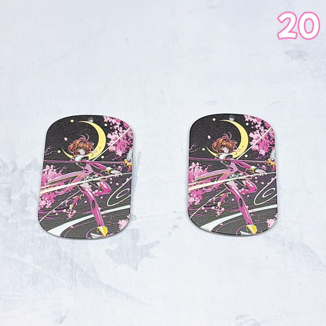 A1007 🌸やわらかな色合いのアクリルパーツ|ハンドメイドアクセサリーパーツ🌸