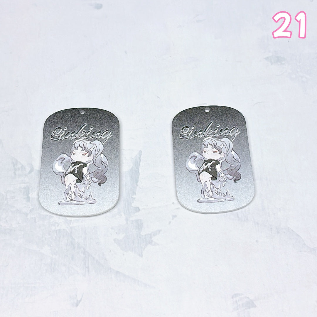 A1007 🌸やわらかな色合いのアクリルパーツ|ハンドメイドアクセサリーパーツ🌸