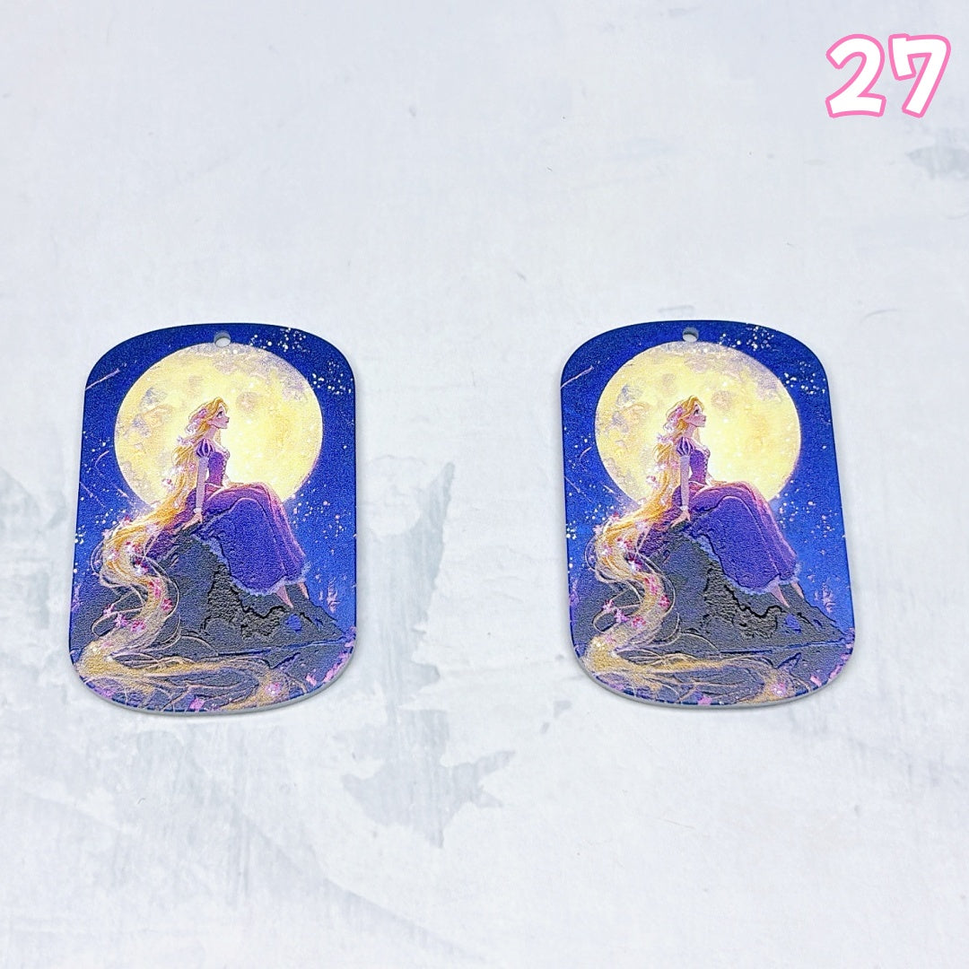 A1007 🌸やわらかな色合いのアクリルパーツ|ハンドメイドアクセサリーパーツ🌸