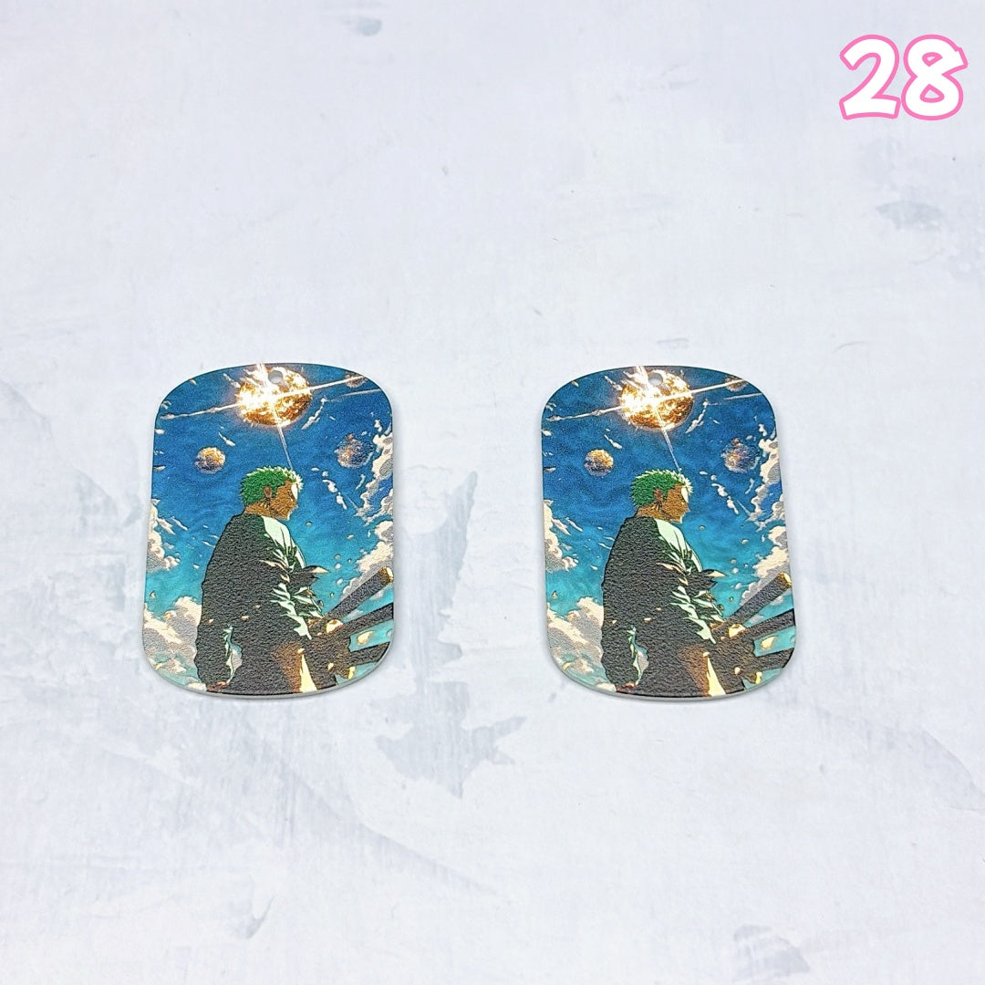 A1007 🌸やわらかな色合いのアクリルパーツ|ハンドメイドアクセサリーパーツ🌸