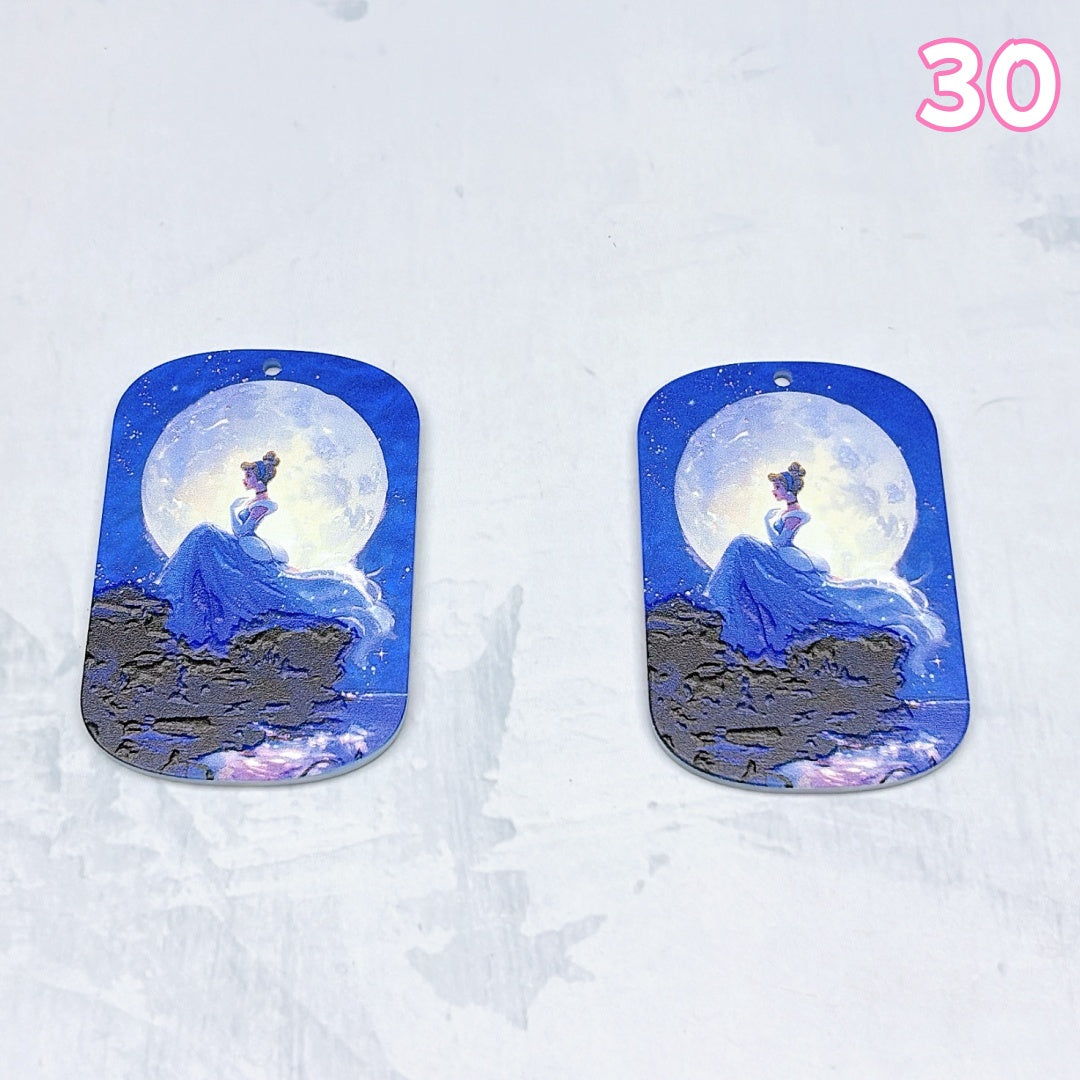 A1007 🌸やわらかな色合いのアクリルパーツ|ハンドメイドアクセサリーパーツ🌸
