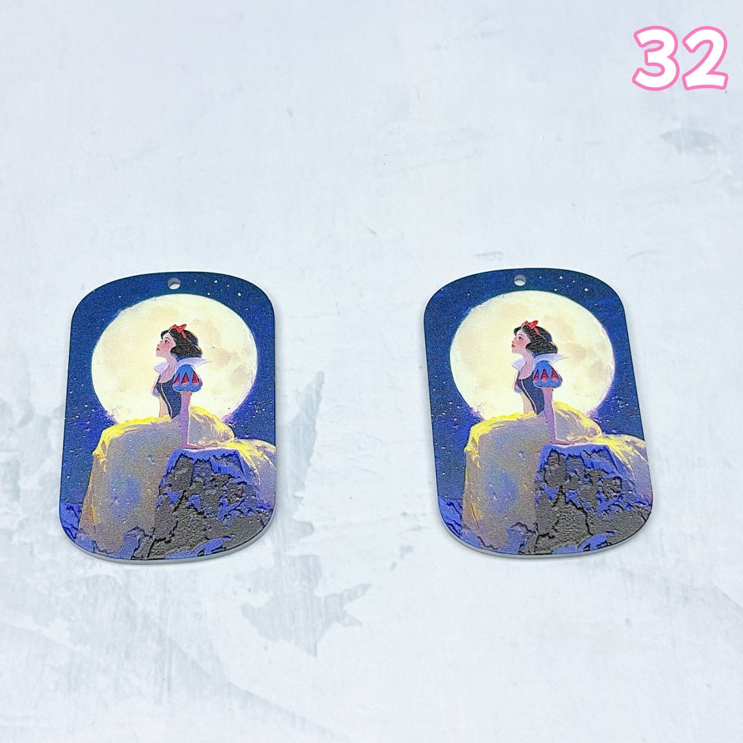 A1007 🌸やわらかな色合いのアクリルパーツ|ハンドメイドアクセサリーパーツ🌸