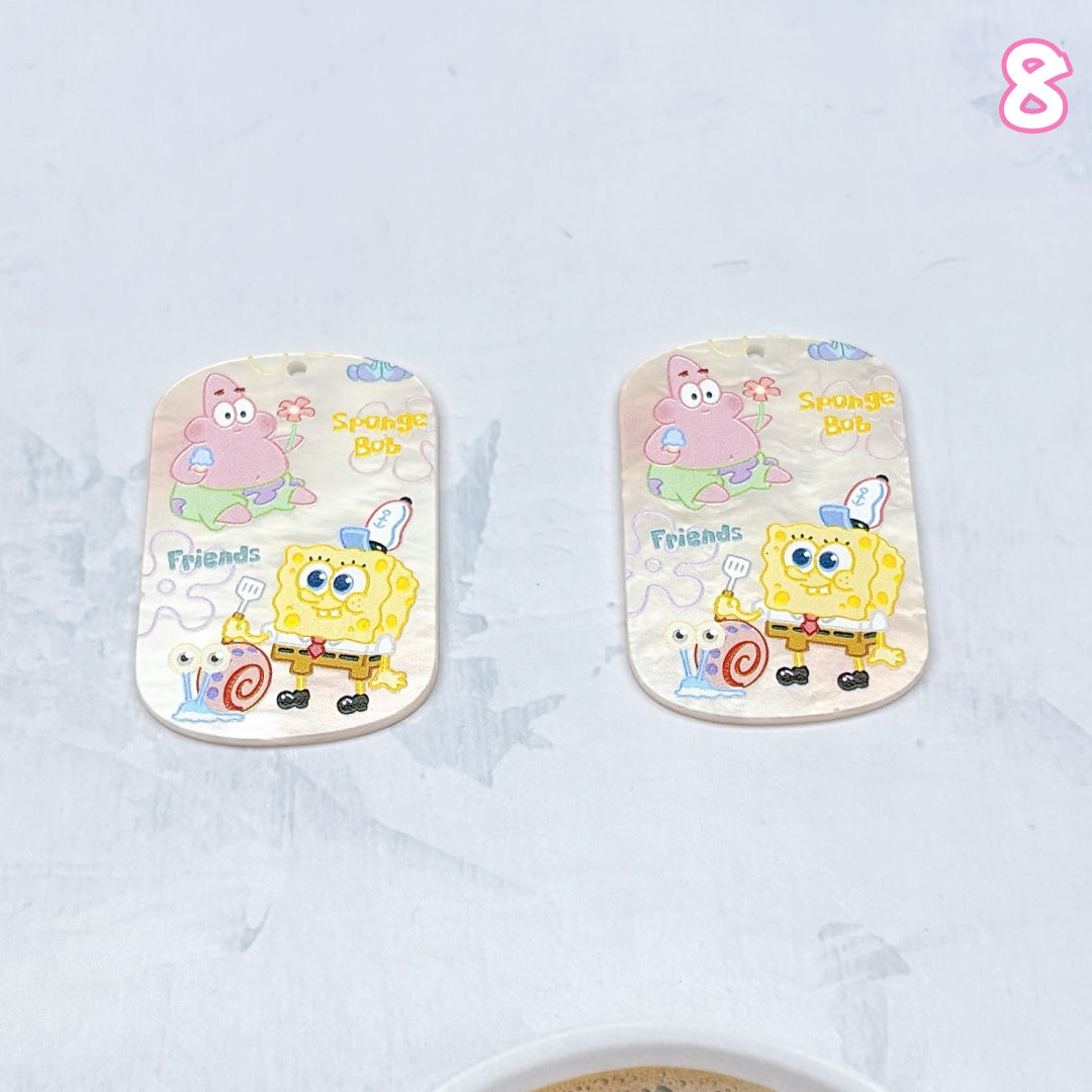 A1007 🌸やわらかな色合いのアクリルパーツ|ハンドメイドアクセサリーパーツ🌸