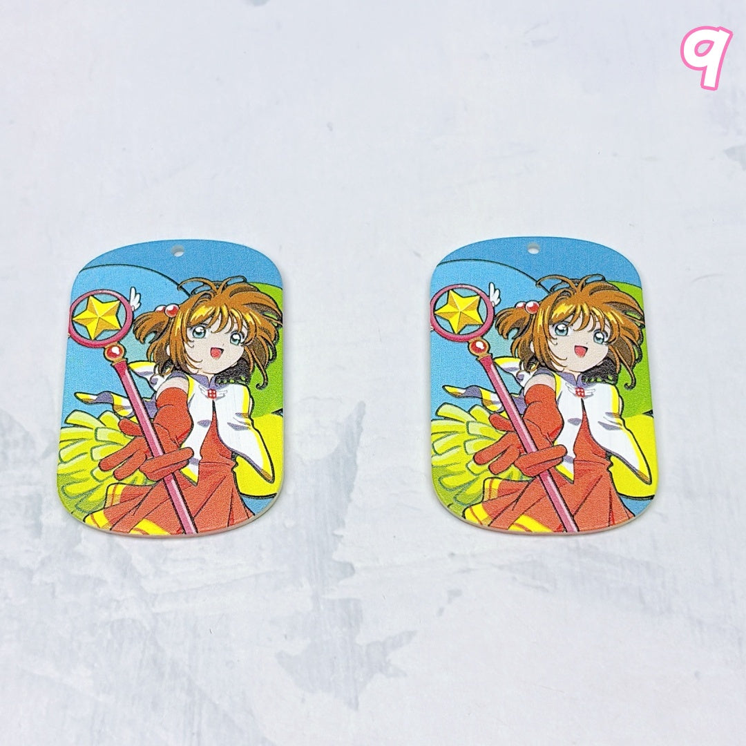 A1007 🌸やわらかな色合いのアクリルパーツ|ハンドメイドアクセサリーパーツ🌸