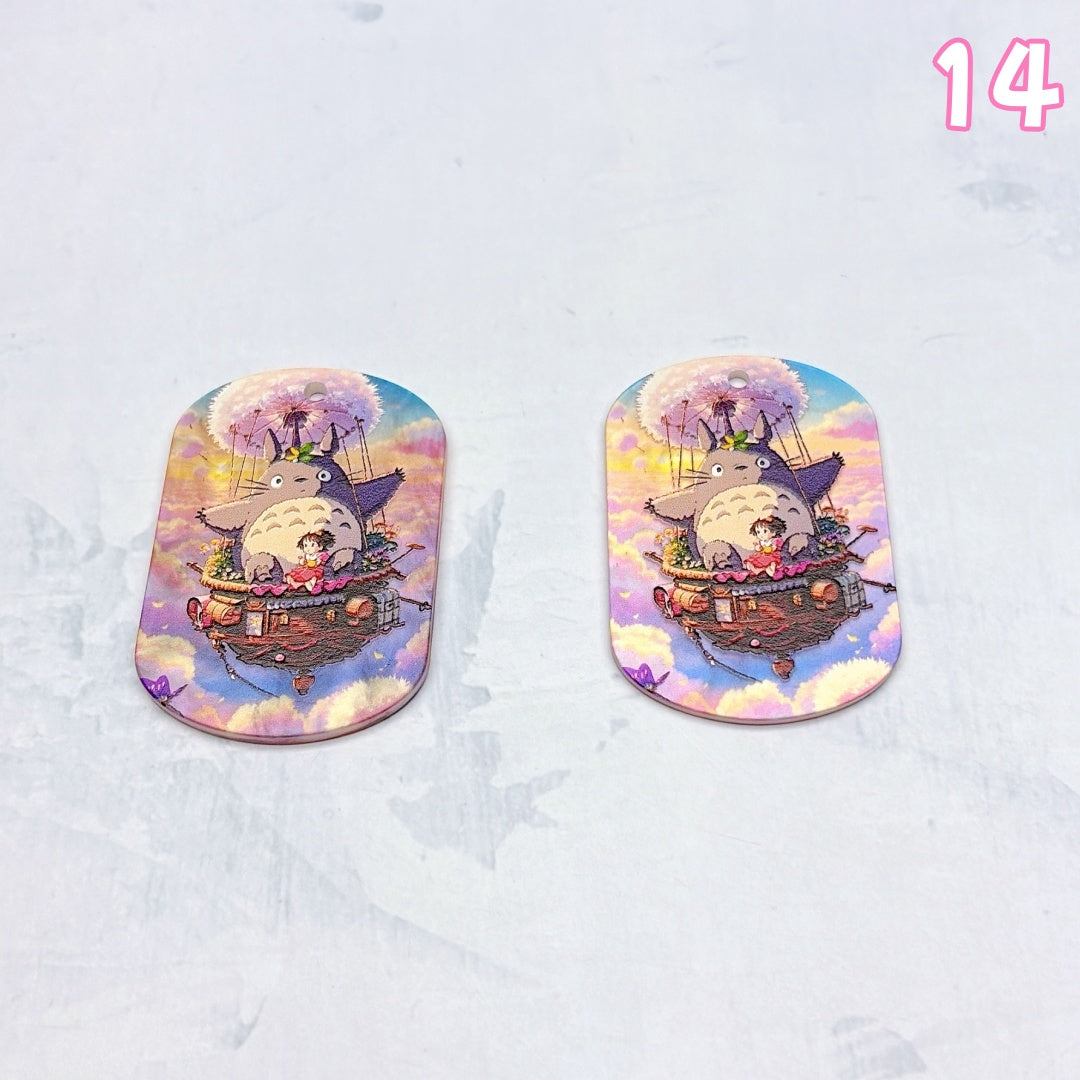 A1009 やわらかな色合いのアクリルパーツ|ハンドメイドアクセサリーパーツ