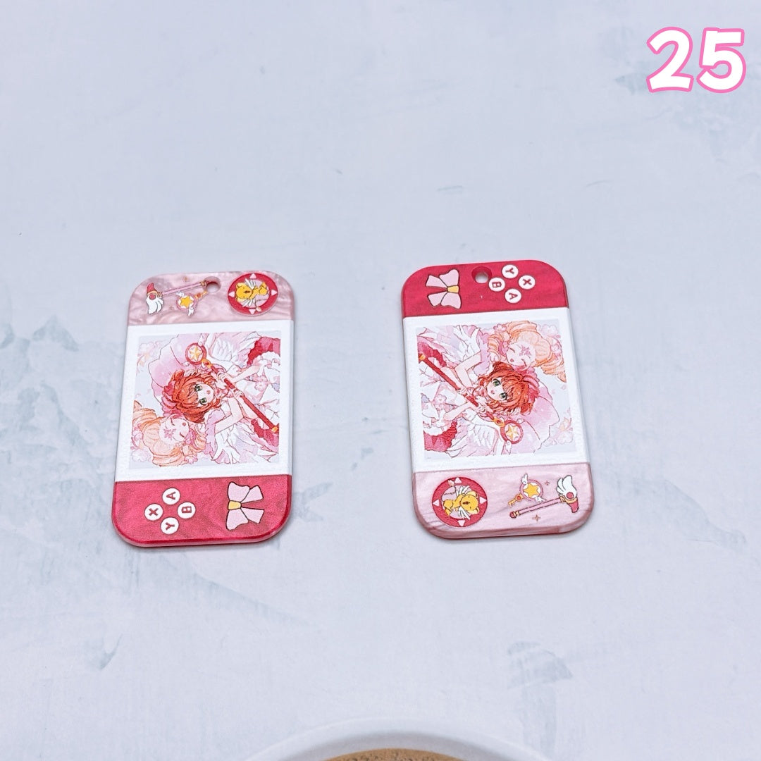 A1009 やわらかな色合いのアクリルパーツ|ハンドメイドアクセサリーパーツ