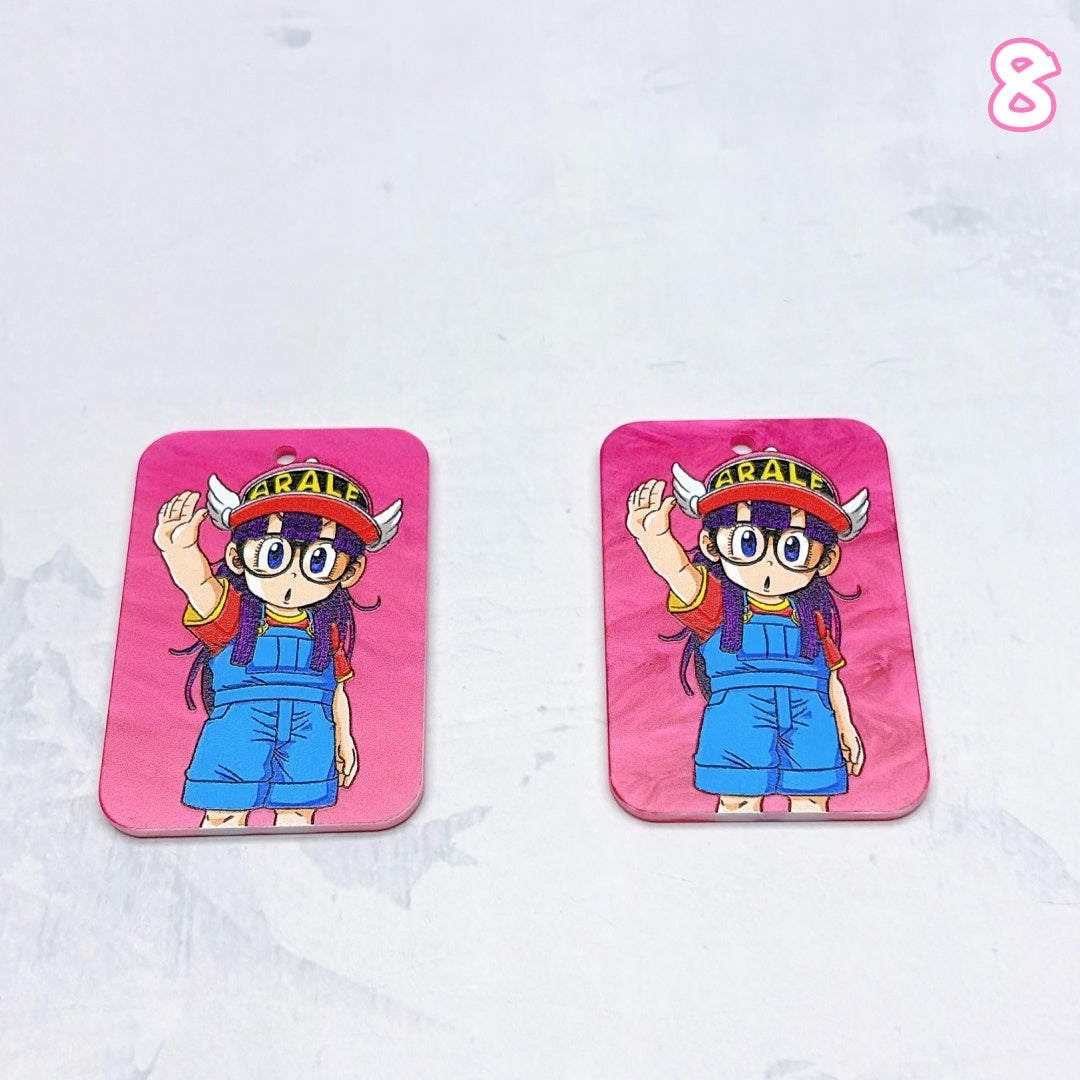 A1009 やわらかな色合いのアクリルパーツ|ハンドメイドアクセサリーパーツ
