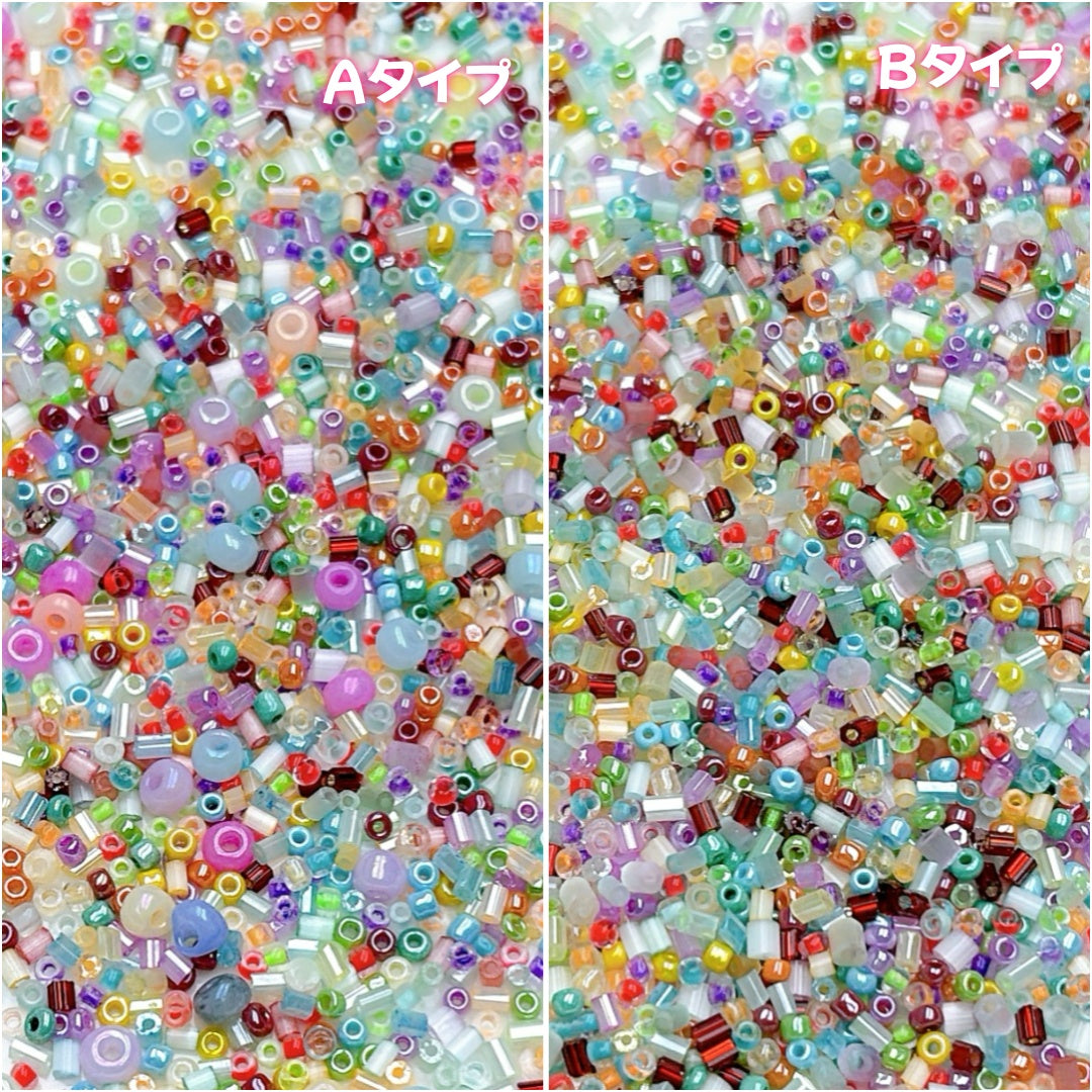 A1024 🌈虹色グラデーションDIY専用ガラスパーツ|ハンドメイドアクセサリー素材🌈