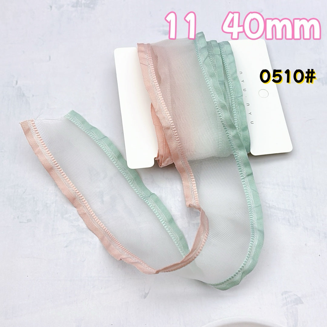 A1026 🎀やわらかな光沢サテンリボン|DIY専用ハンドメイド装飾素材🎀