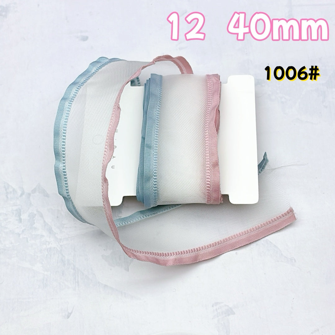 A1026 🎀やわらかな光沢サテンリボン|DIY専用ハンドメイド装飾素材🎀