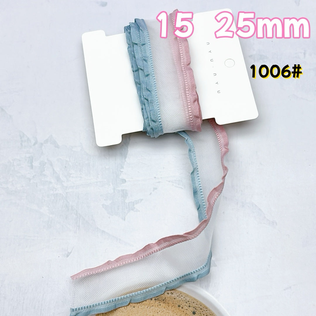 A1026 🎀やわらかな光沢サテンリボン|DIY専用ハンドメイド装飾素材🎀