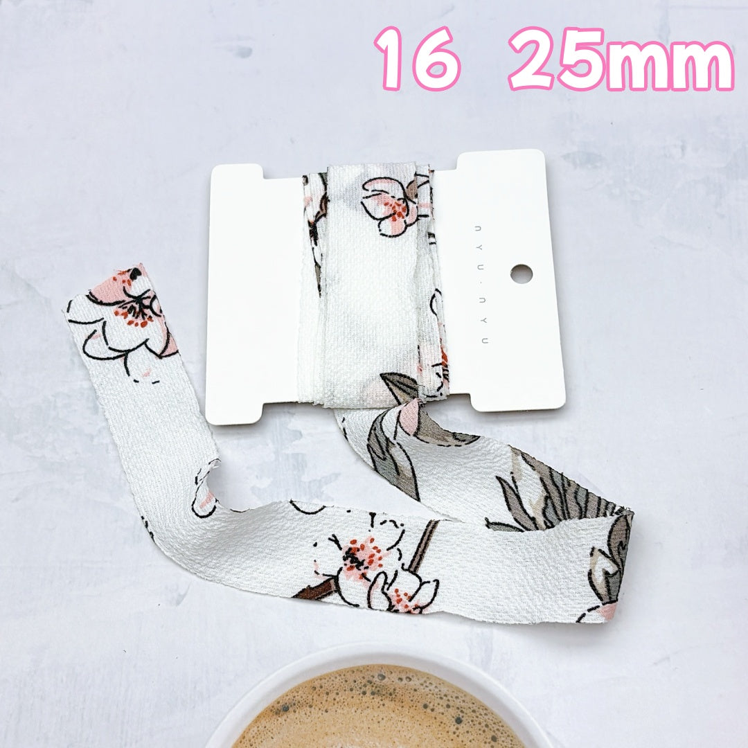 A1026 🎀やわらかな光沢サテンリボン|DIY専用ハンドメイド装飾素材🎀