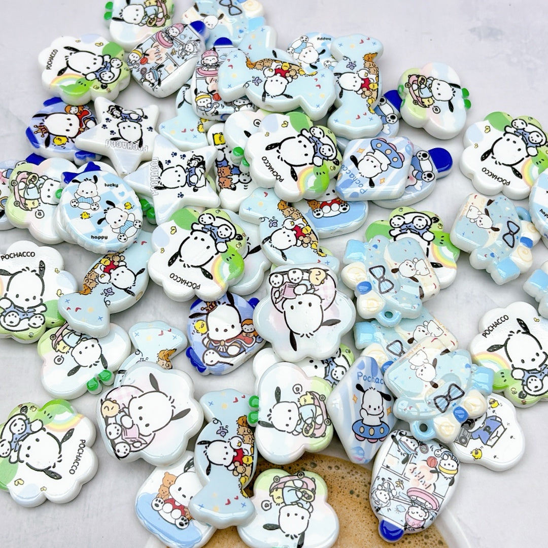 A1034 新商品発売 カートゥーンアクリルパーツ ✦ キュートなハンドメイド素材 ✦ アクセサリーチャームに最適