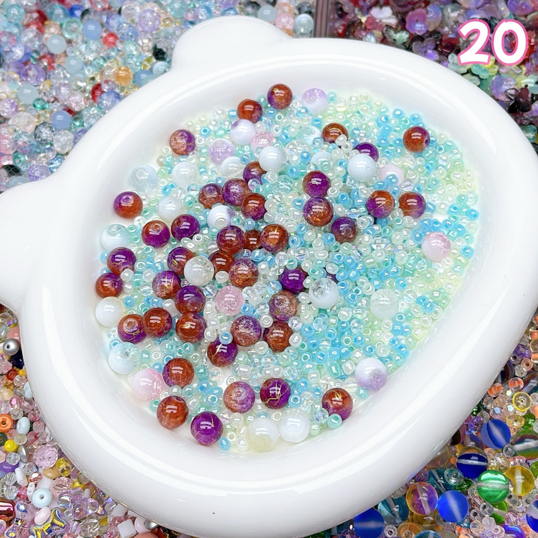 A1158 ガラスパーツ在庫整理 — 上品に輝くハンドメイド素材