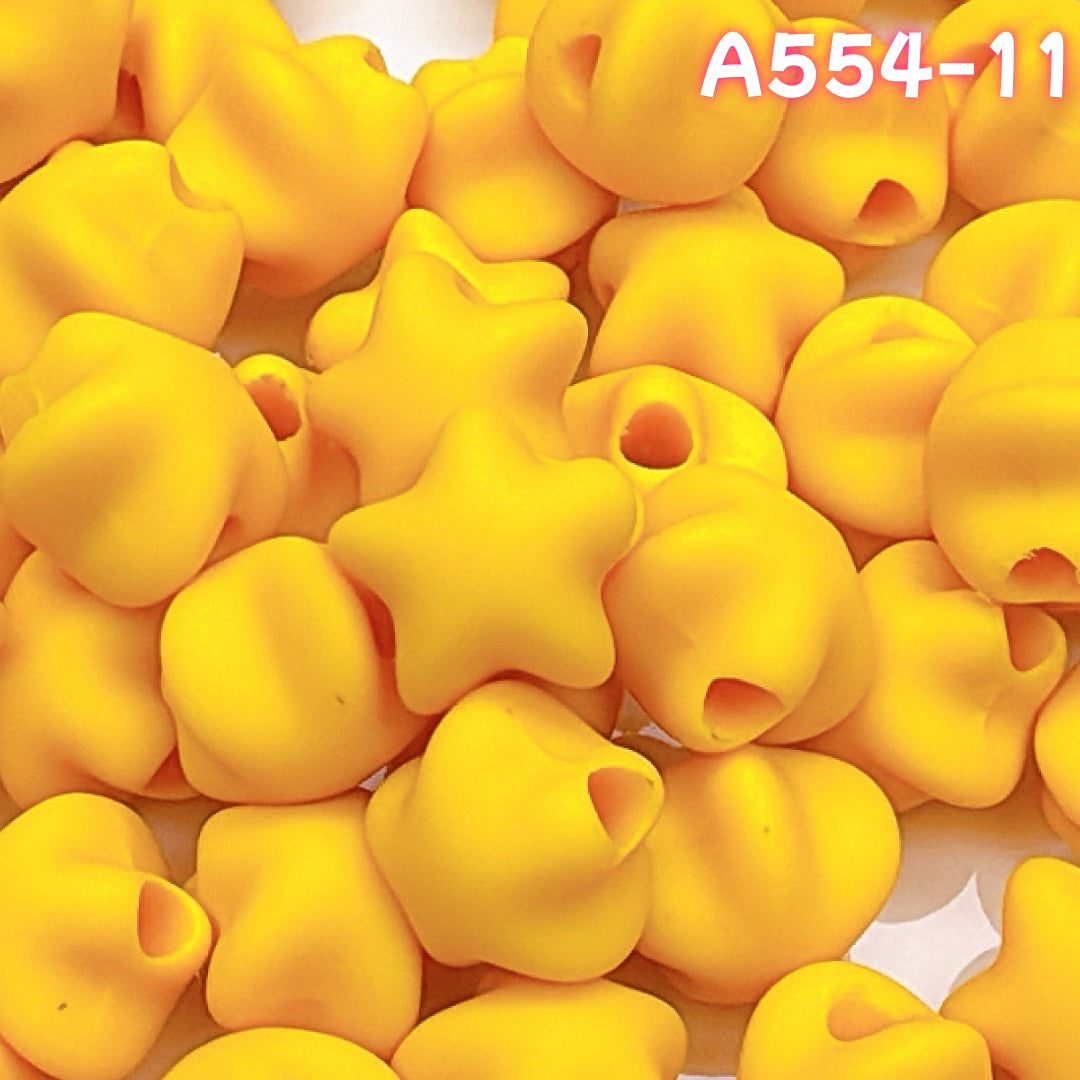 A554 手触りラバー塗装 アクリルビーズ – 高品質DIY素材でユニークなアクセサリーを作ろう つめつめ放題