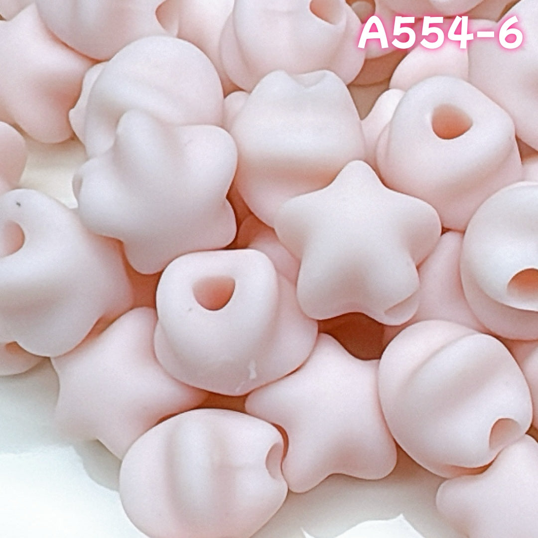 A554 手触りラバー塗装 アクリルビーズ – 高品質DIY素材でユニークなアクセサリーを作ろう つめつめ放題