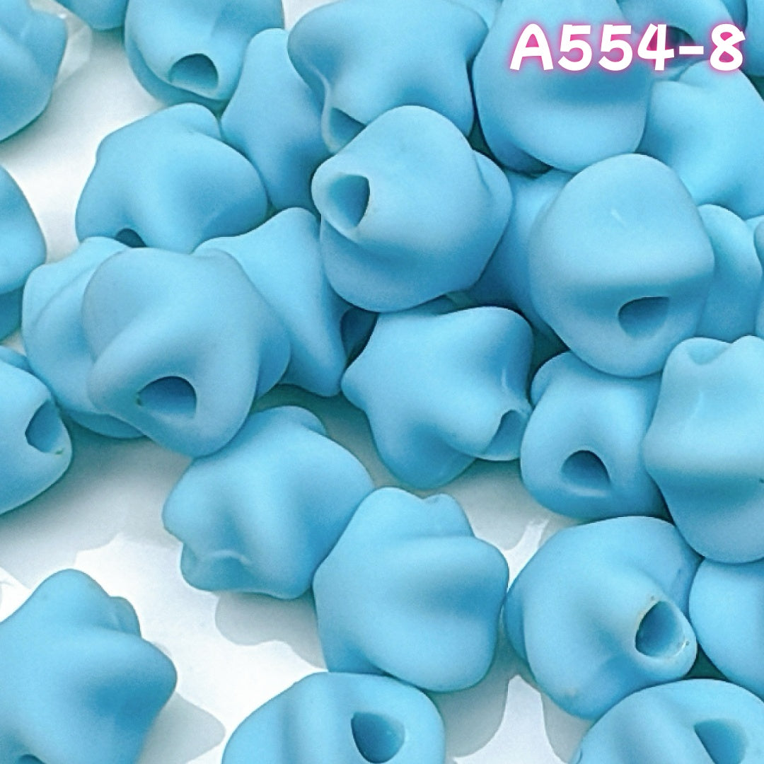 A554 手触りラバー塗装 アクリルビーズ – 高品質DIY素材でユニークなアクセサリーを作ろう つめつめ放題