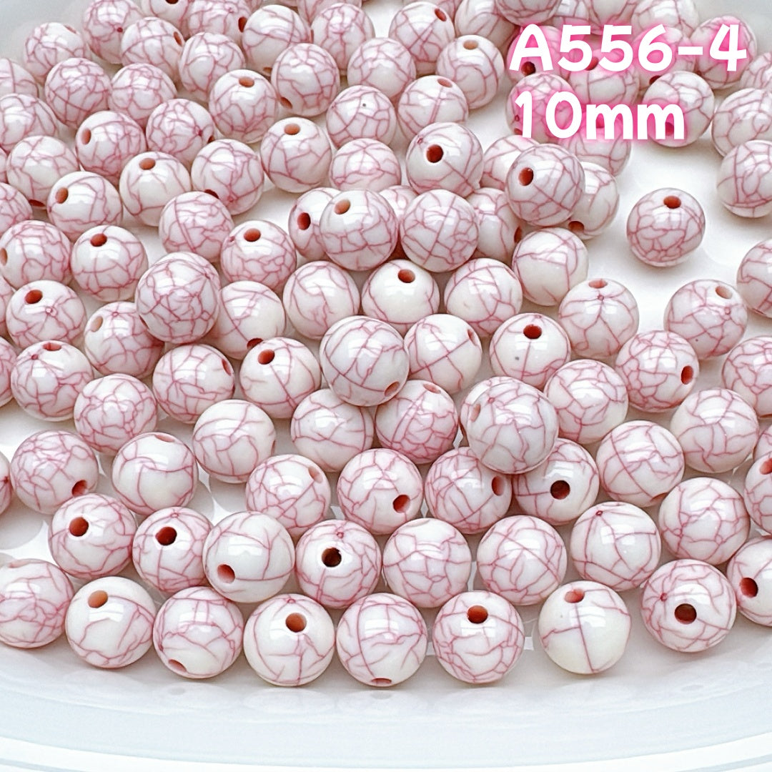 A556 桜ピンクのアクリルシリーズ – ロマンティックで柔らかなハンドメイドビーズコレクション つめつめ放題