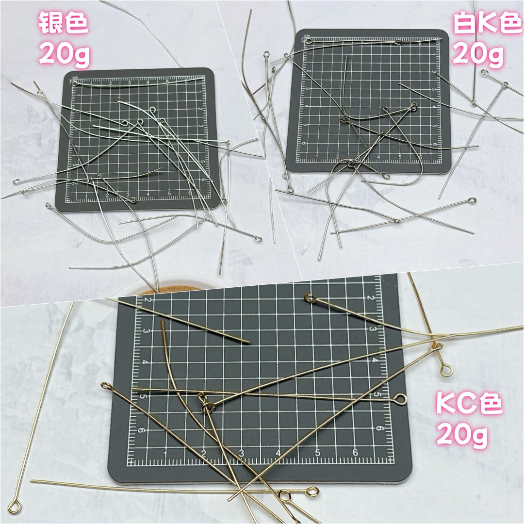 A579 薔薇専用銅製丸ピン - 繊細でしっかり留まるハンドメイド用パーツ