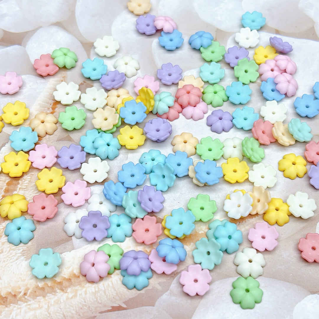 A664 アクリルフラワーパーツ - 軽やかに咲くハンドメイド用のお花パーツ