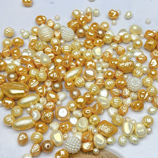 A691   アクリルパール風パーツ – 軽くて使いやすい上品素材