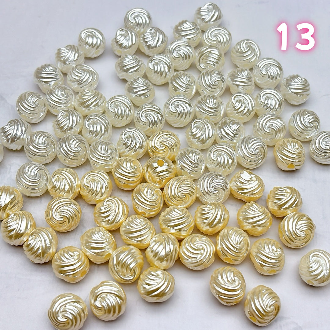 A722 模造真珠風アクリルパーツ – 軽やかで艶めく定番素材 つめつめ放題