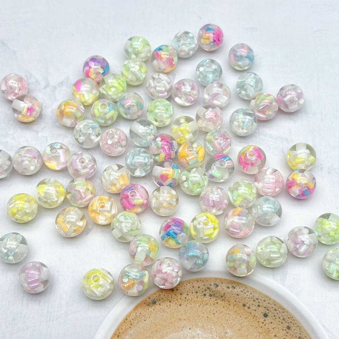 A754 UV変色樹脂パーツ — 光に当たって色が変わる幻想的なハンドメイド素材