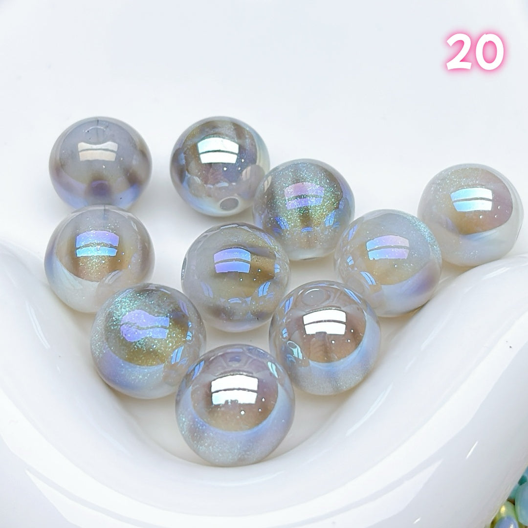 A817 復刻版樹脂ビーズ16mm – つややかで丸みのある定番デザイン、手作りに映える復活パーツ