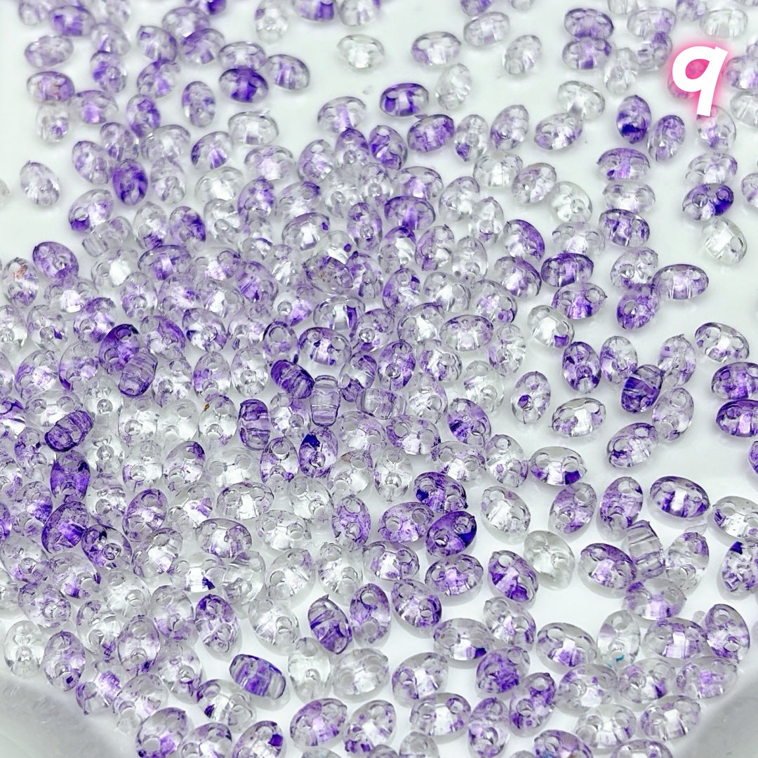 A825 両穴タイプ・アクリルDIYパーツ – 通しやすい構造で多様なハンドメイドにぴったり