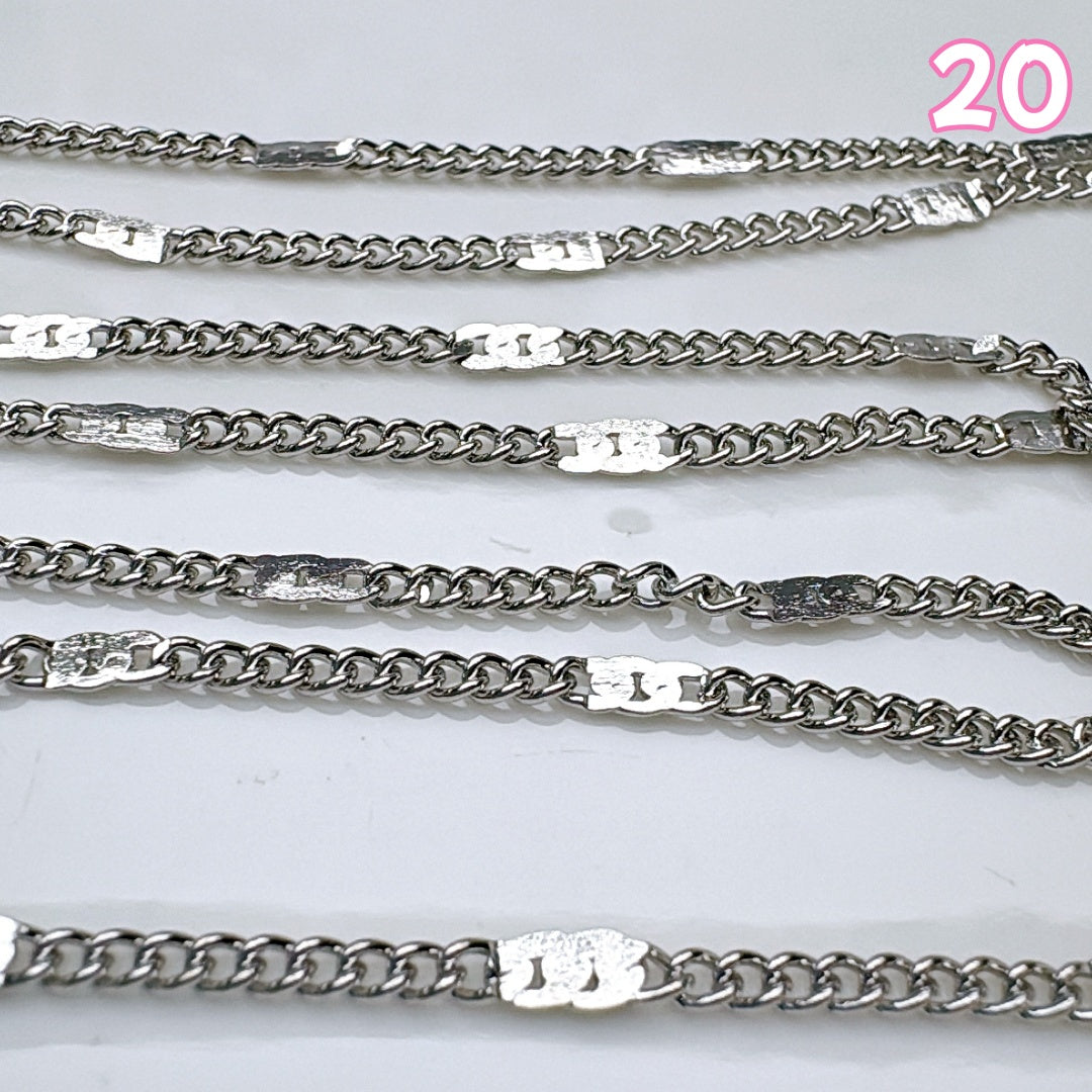 A960 多種類メタルチェーンコレクション ✦ ハンドメイドアクセサリーパーツ ✦ ネックレス・ブレスレットに最適