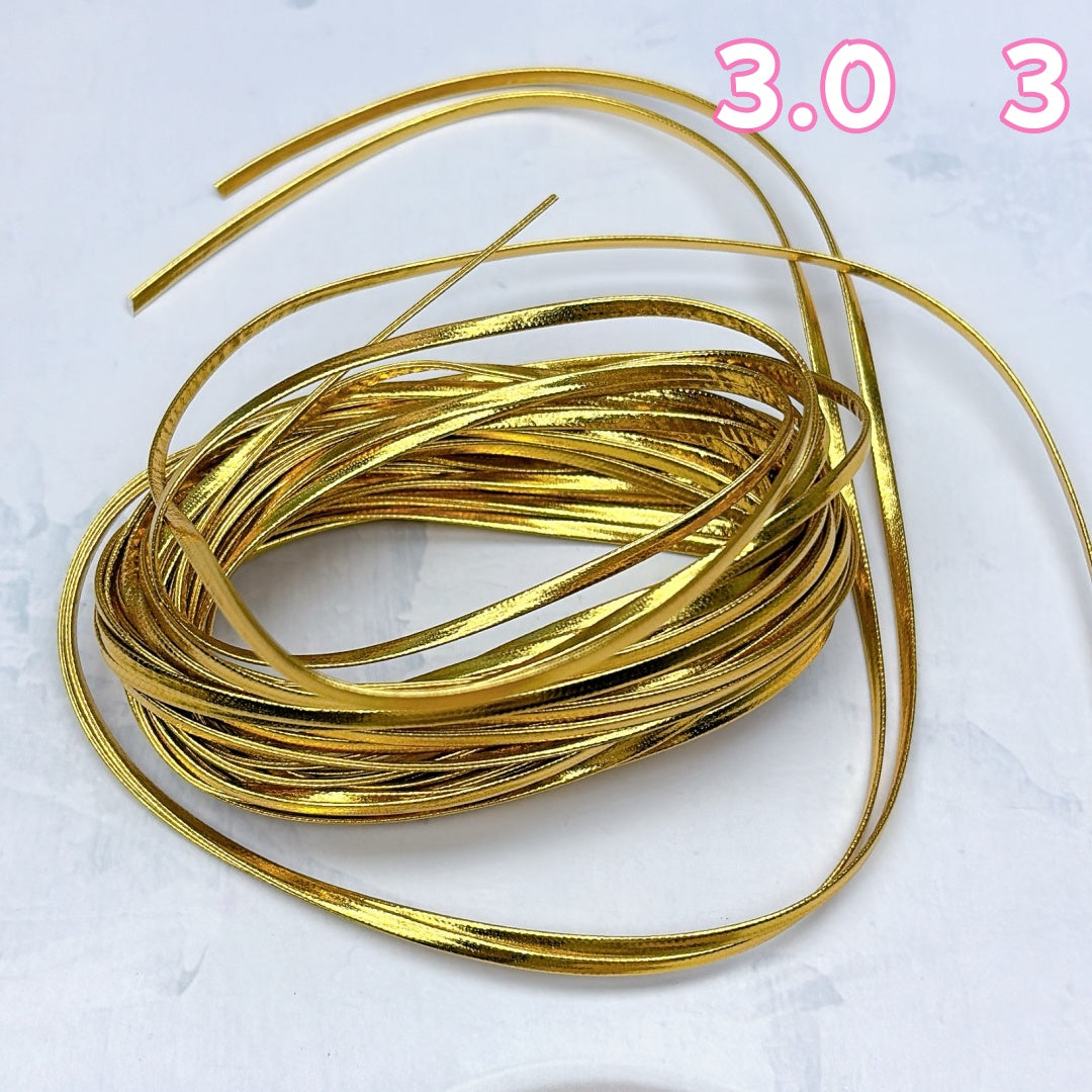 A975 PUアクセサリー専用ひも ✦ アクセサリー用ストラップ ✦ ハンドメイド必須パーツ 3.0