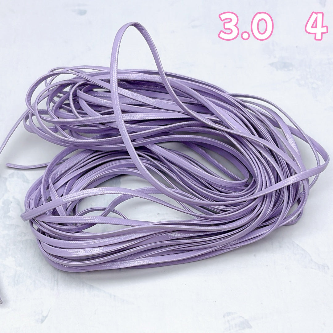 A975 PUアクセサリー専用ひも ✦ アクセサリー用ストラップ ✦ ハンドメイド必須パーツ 3.0