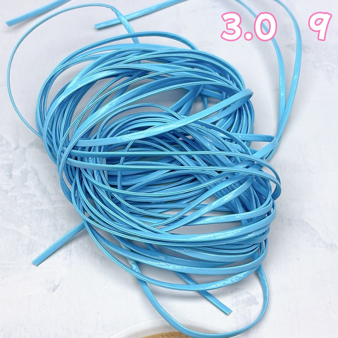 A975 PUアクセサリー専用ひも ✦ アクセサリー用ストラップ ✦ ハンドメイド必須パーツ 3.0