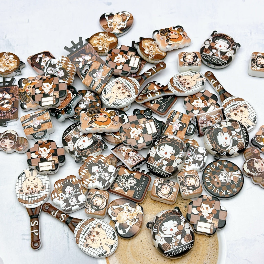 A999 人気販売中! カートゥーンアクリルパーツ ✦ キュートなハンドメイド素材 ✦ アクセサリーチャームに最適