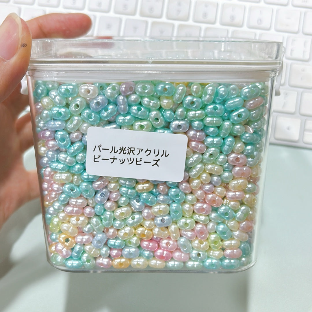 A473 オリーブグリーンのビーズシリーズ:控えめで自然な純粋な美しさ