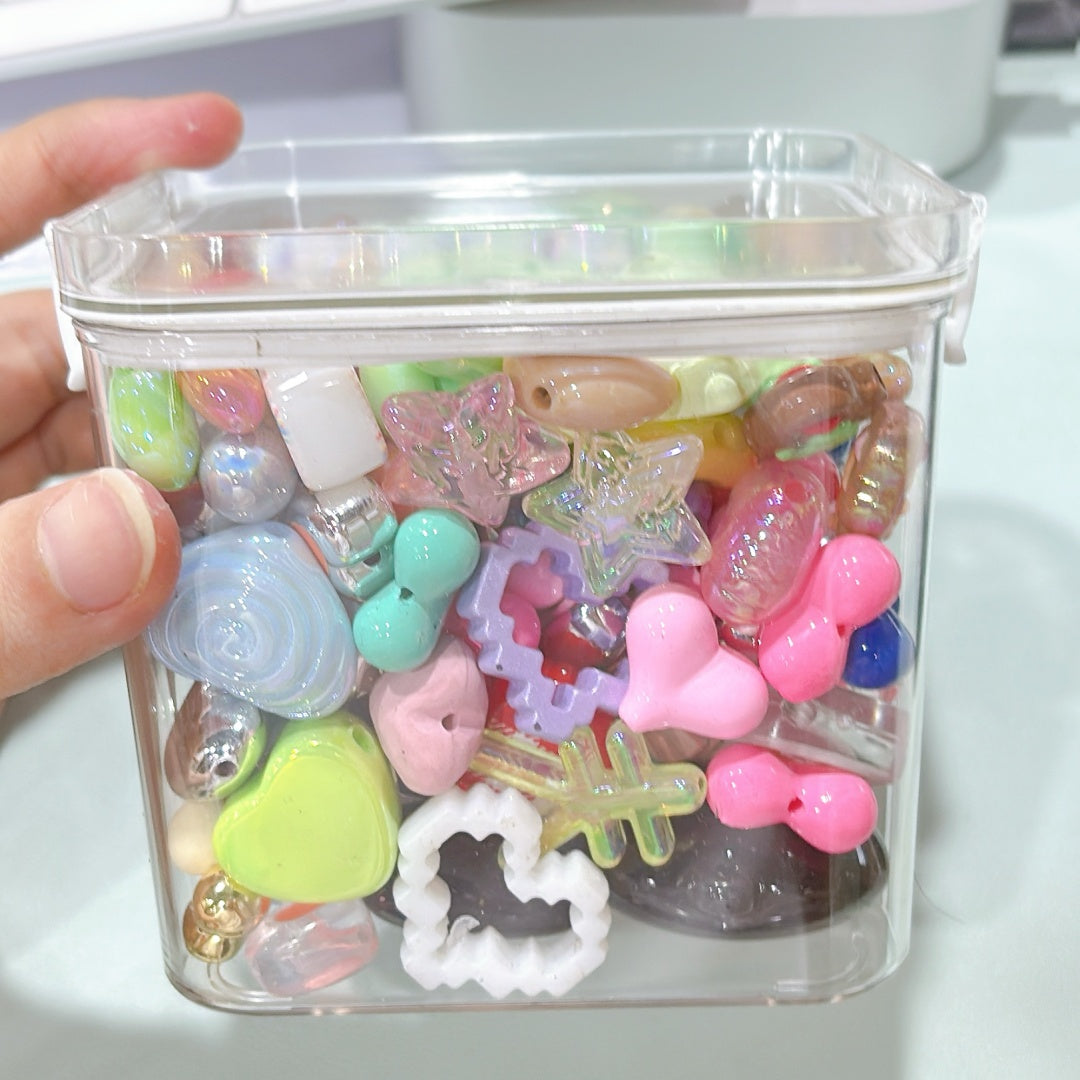 A741 ミニアクリルパーツいろいろセット — 豊富なバリエーションの可愛いハンドメイド素材