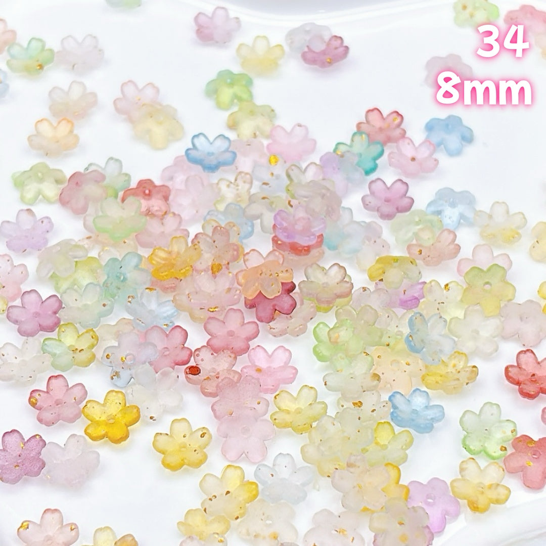 YKL1 アクリル花パーツ アクリル基本パーツ & 定番パーツ
