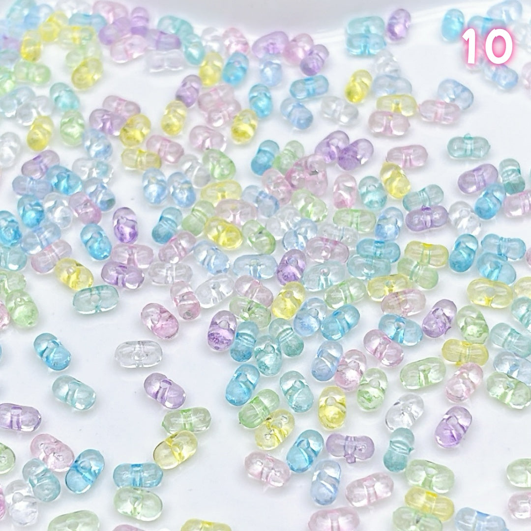 YKL2 アクリルピーナッツビーズ アクリル基本パーツ & 定番パーツ